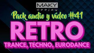 RETRO TECHNO, TRANCE, EURODANCE ENERO 2021 - PACK REMIX AUDIO & VIDEO #41 - DESCARGA GRATIS