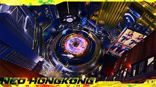 Cities Skylines : Cyberpunk City  Neo HongKong /  Corpo Plaza Center [ 24 ]