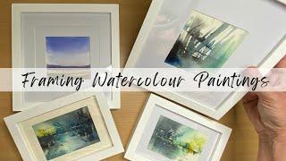 How To Frame Your Watercolour Paintings - Simple Guide