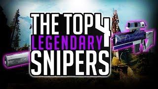 Destiny 2 Top 4 "BEST SNIPERS" in The Game! Top 4 Legendary Snipers BEST PVE SNIPER