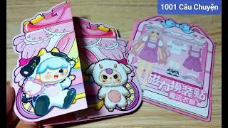 Thiết kế sticker ngôi nhà Baby Three/ May váy áo cho Baby Three Thỏ, Cáo, Ếch và Bé Ba Anime cute