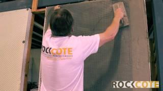 Rendering EPS (Expanded Polystyrene) Panels with Rockcote