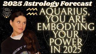 AQUARIUS 2025 HOROSCOPE  This Year is Your MASSIVE METAMORPHOSIS! Rebelling, creating & learning!