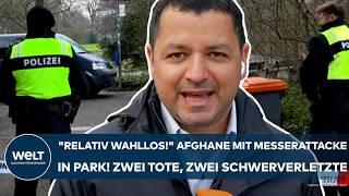 ASCHAFFENBURG: "Relativ wahllos!" Afghane mit Messerattacke im Park! Zwei Tote, zwei Schwerverletzte