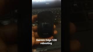 how to fix rebooting on Garmin Edge 530