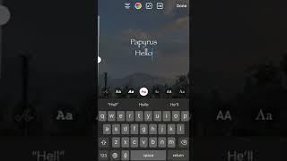 New Instagram font hack! (Only for iphone)