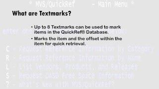 QW0003 Textmarks