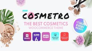 Cosmetro - Cosmetics Store Elementor WooCommerce Theme Free Download