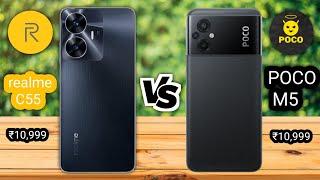 Realme C55 Vs POCO M5