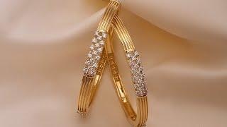 Diamond bangle collections with weight and price#stylishdesigns #diamond #bangle