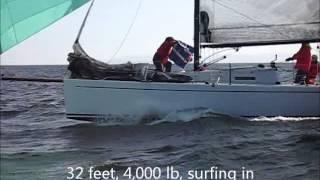 Sailing off Long Beach - Columbia Carbon 32