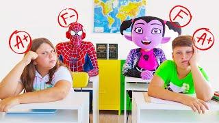 School Stories for kids with Adriana and Ali