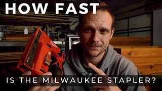 How Fast is the Milwaukee M12 Stapler? Let's Find Out!