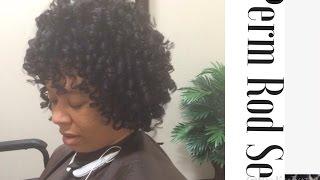 Perm Rod Set on Natural Hair | Los Angeles| Hair Salon | Stylist Lee