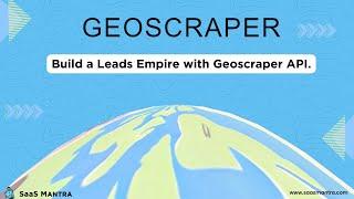 Geoscraper | SaaS Mantra | Lifetime deal