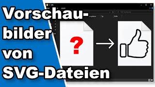 Vorschaubilder für SVG-Dateien im Dateimanager