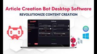 Create and Publish Unlimited Articles using AI with ContGpt V3