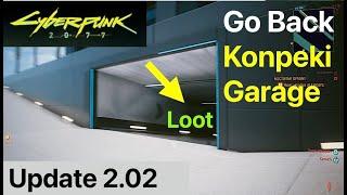 Cyberpunk 2077: Back in Konpeki Garage (Update 2.02) Missable Loot Inside - Official Entrance Path