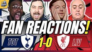 11 LIVERPOOL & TOTTENHAM  FANS REACTION TO TOTTENHAM 1-0 LIVERPOOL | EFL CARABAO CUP FAN REACTIONS