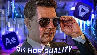 4K HDR Quality Tutorial | After Effect Free CC | Topaz Best Settings #aftereffects #topaz #4khdr