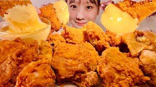 ASMR KFC Spicy Red Hot Chicken【Mukbang/ Eating Sounds】【English subtitles】