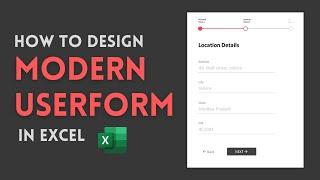 How to Design Modern Userform in Excel VBA | Advanced Excel