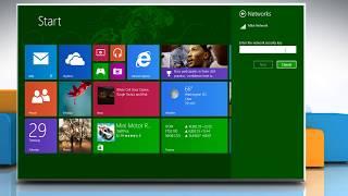 How to connect to a hidden wireless network on Windows® 8.1