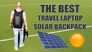 The BEST Travel Laptop Solar Backpack! (Haweel) [4K]