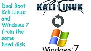 Install Kali Linux Alongside Windows 7 | Dual Boot Kali Linux and Windows 7 [Step By Step Guide]