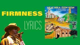 Akae Beka - Firmness (Lyrics)