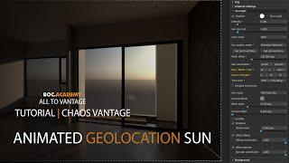 Tutorial - Animated Geolocation Sun In Chaos Vantage