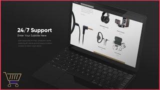 Dark Theme Website Promo