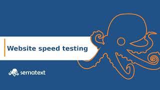 Website speed optimization techniques with Sematext