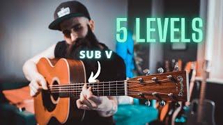 5 LEVELS Of CHORD SUBSTITUTIONS 
