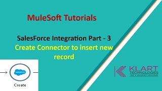 Mule 4 | MuleSoft Tutorials | Salesforce Integration Create New record Part 03