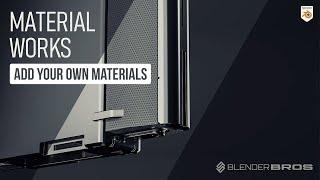 How to add mats to Material Works for Blender