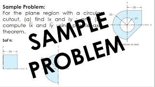 SAMPLE PROBLEM 1 |  MOMENT OF INERTIA