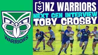 Toby Crosby Interview | NZ Warriors Next Gen | The Warriorholic
