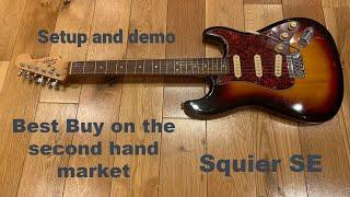 Best value secondhand guitar, Squier Strat SE, Setup and demo