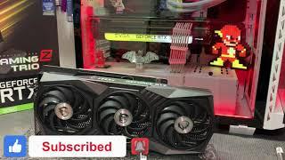 MSI GAMING Z TRIO RTX 3080 INSTALL W/GAMEPLAY