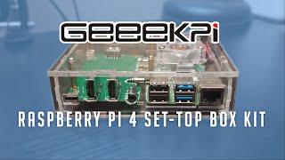 GeeekPi Acrylic Raspberry Pi Set top Box Kit