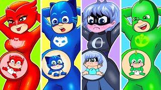 Pj Masks Has a Baby - Brewing Baby Cute - Catboy's Life Story - PJ MASKS 2D Animation