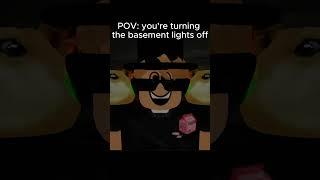 POV: you're turning the basement lights off #roblox #relatable #animation #doors #funny #robloxdoors