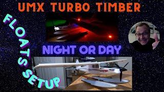 UMX TURBO TIMBER UNBOXING SETUP AND FLOATS ASSEMBLY