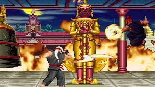 Shen Long Secret Boss Battle with Shin Akuma - SF2