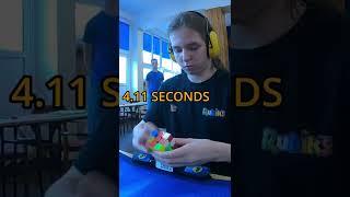 Top 5 FASTEST Rubik Cube solves #shorts