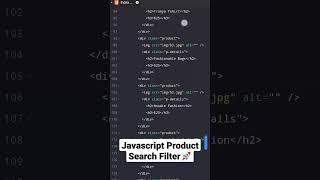 Is that JavaScript Product Search Filter? #shorts