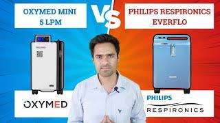 Oxymed Mini vs Philips Everflo 5-Litre Oxygen Concentrator: Who wins in 2024? (हिन्दी)