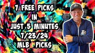 MLB Best Bets for Today Picks & Predictions Tuesday 7/23/24 | 7 Picks in 5 Minutes