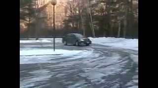 Car Slides Into a Parking Spot